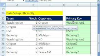 Excel Magic Trick 357: Excel Efficiency: Proper Data Setup, Then Lookup From Different Sheet