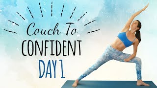 From Couch to Confident in 14 Days! Day 1: Core Strength & Belly Fat Yoga Class | Beginners Yoga screenshot 4