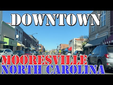 Mooresville - North Carolina - 4K Downtown Drive