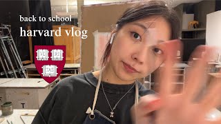 harvard college vlog | back to school, spring term, new classes!