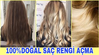 bunu her gun yap saclarin sari olsun sac rengi nasil acilir dogal renk acici youtube