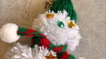 12 Days Of Advent Day 1 PomPom Snowman