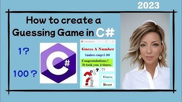 C#  Guessing Game in C# Windows Form/ 2023
