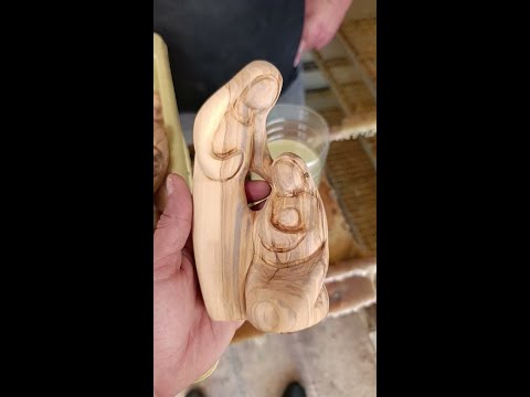 Hand-Carving Olive Wood in Bethlehem Workshop