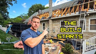 Construction of a massive dormer addition