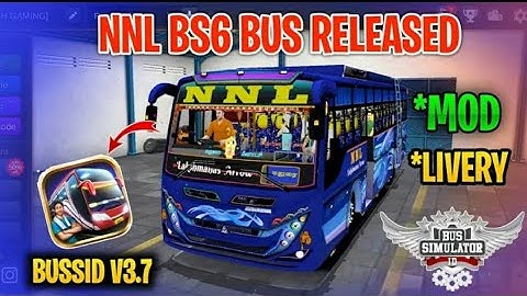 NEW NNL BS6 MOD TAMIL | BUS SIMULATOR INDONESIA NNL BS6 BUS MOD IN BUSSID #nnl #busmod #bussid