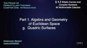 (Visualizing) Quadric Surfaces (Multivariable Calculus #7) #4.3.2.1g