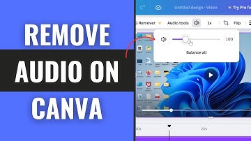 How To Remove Audio From Video in Canva (Step By Step)