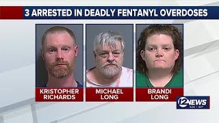 3 arrested following fentanyl overdose deaths in Hutchinson