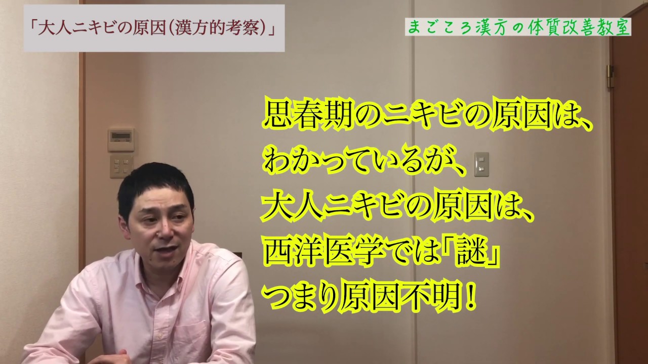 大人ニキビの原因 漢方的考察 21 Youtube 大人ニキビの原因 漢方的考察 21 Youtube