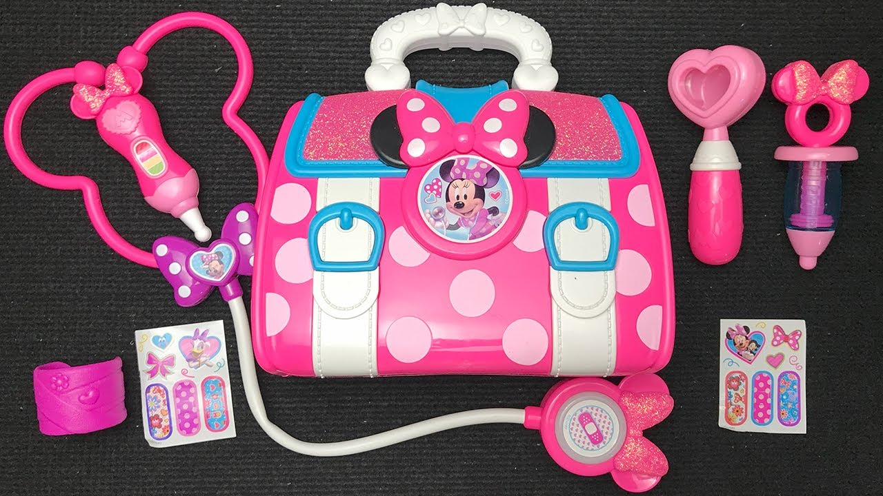 Disney Minnie Mouse Doctor Set Satisfying with Unboxing Compilation Toys ASMR 