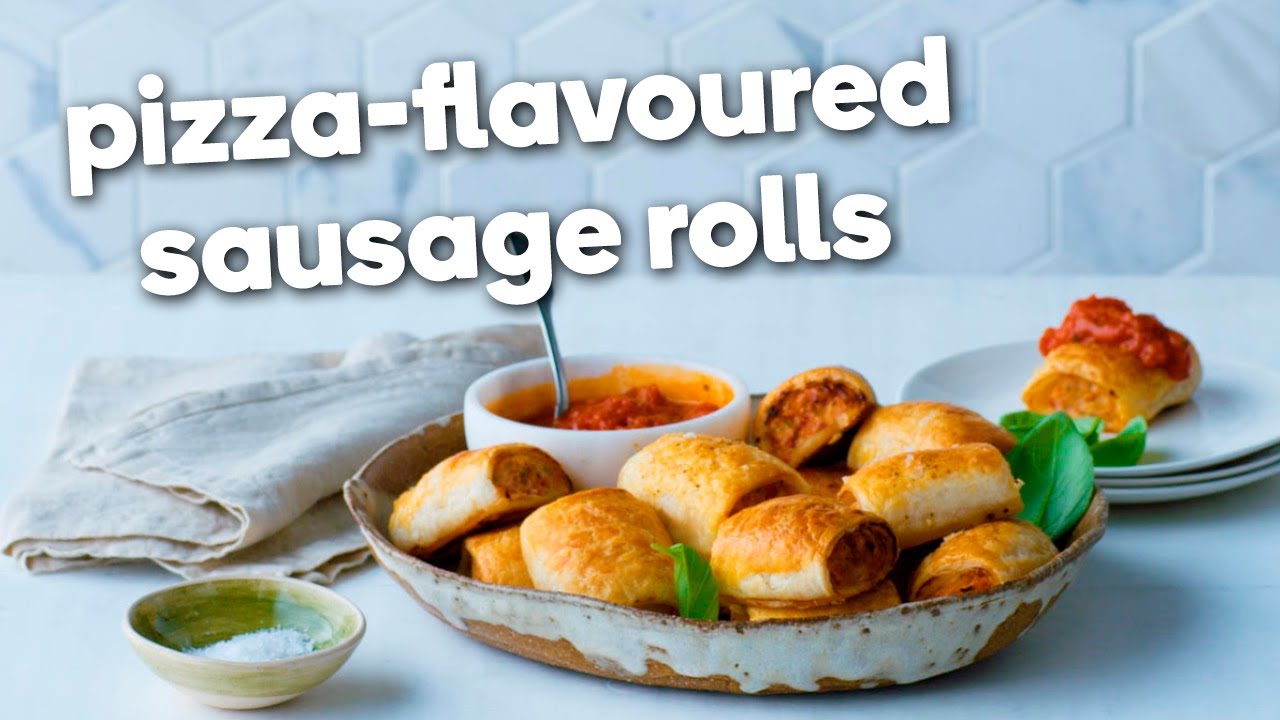 How to make sausage rolls pizza flavour! YouTube