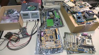 testing of scrap motherboards