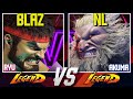 Blaz (Ryu) vs NL (Akuma) 🔥 Advanced Techniques | High Level SF6