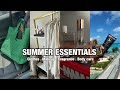 SUMMER ESSENTIALS — BODY CARE + MAKEUP + CLOTHES & MORE