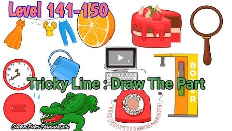 Tricky Line : Draw The Part Level 141,142,143,144,145,146,147,148,149,150