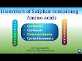 14disorders of metabolism of methionine  cysteine  amino acid metabolism  biochemistry