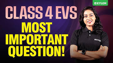 Class 4 EVS | MOST IMPORTANT QUESTION !!! | Xylem Class 4