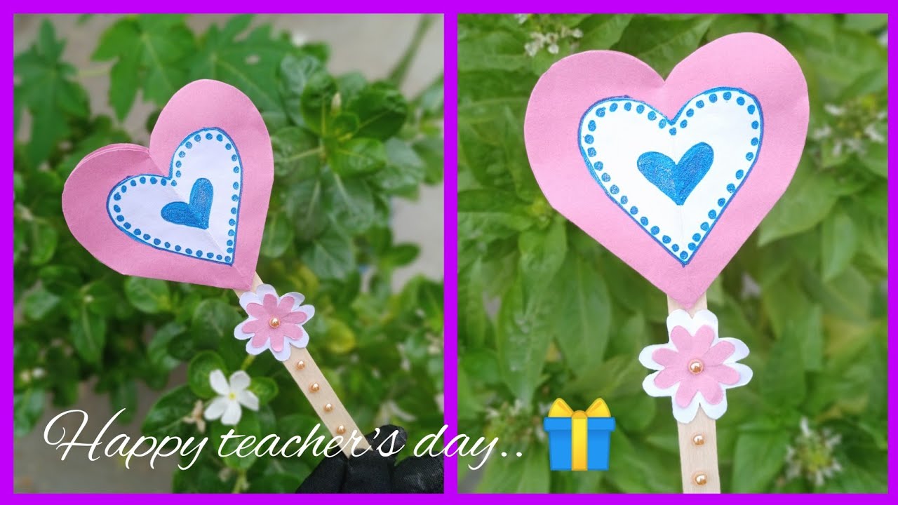 Easy Handmade Teacher's Day Gifts 2022 • Teacher's day gift idea