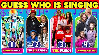 Guess Who Is Singing Youtuber Family Edition 🎶 Ninja Kidz TV, Prince Family, Kinigra Deon