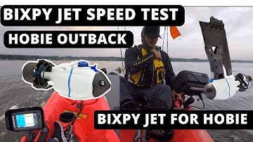 Bixpy Jet On Hobie Outback Speed Test