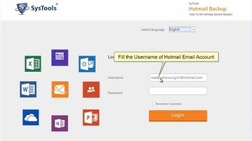 How to Backup Hotmail Emails into the Local Machine