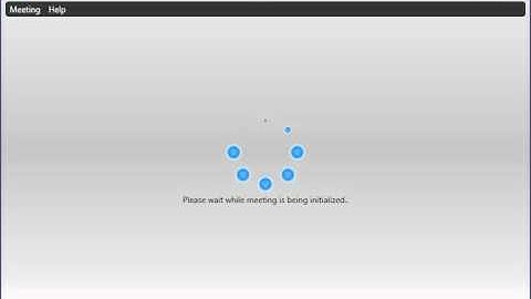 MingleView -Free DeskTop Sharing Software -  Starting a Meeting