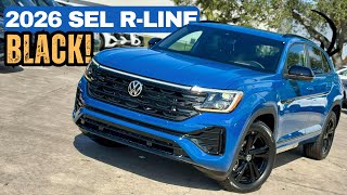 2026 Vw Atlas Cross Sport Sel Rline Black In Mountain Lake Blue Is The Best Spec This Year