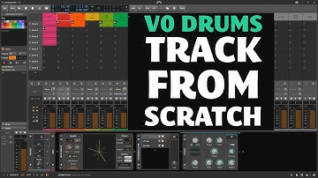 Track from scratch with the V0 Drums in Bitwig