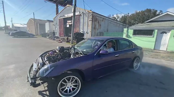 Testing out the Turbo LS Swapped G35 Drift Sedan #turbo #driftcar #g35