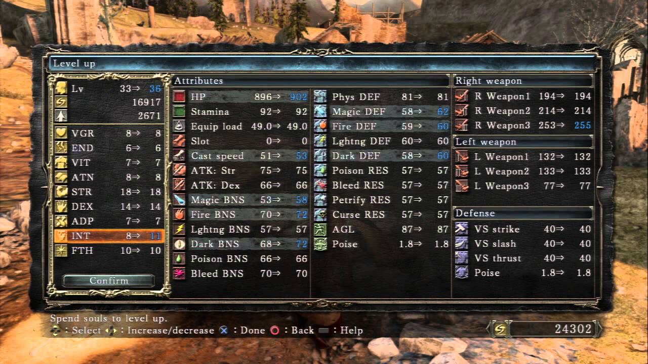 Dark Souls Ii Majula Emerald Herald Level Up Strength Dexterity Stats Melee Deprived Class Youtube