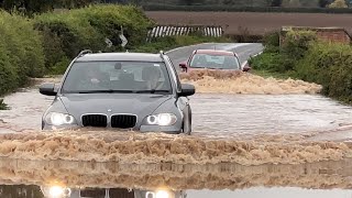 Whoops!! || Nottinghamshire & Leicestershire Flooding || Vehicles vs Floods compilation || #127