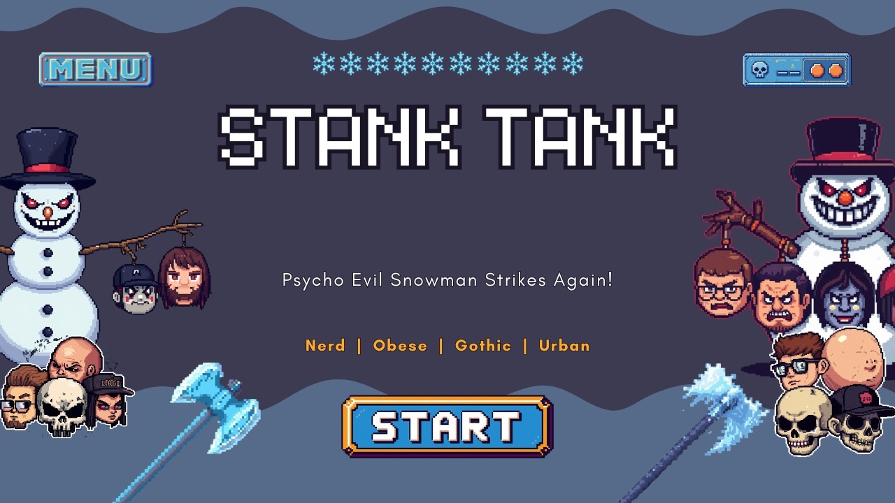 STANK TANK : THE RETURN OF GLACIER MOUNTAIN COMICS . HAIL & WELCOME TO THE ICE AGE!! YeahhhYuhhhh