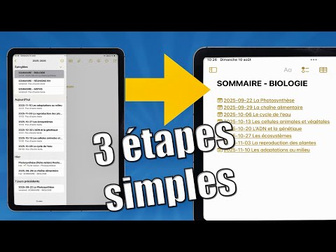 Apple Notes : organiser toutes ses notes facilement (iPad et Mac)