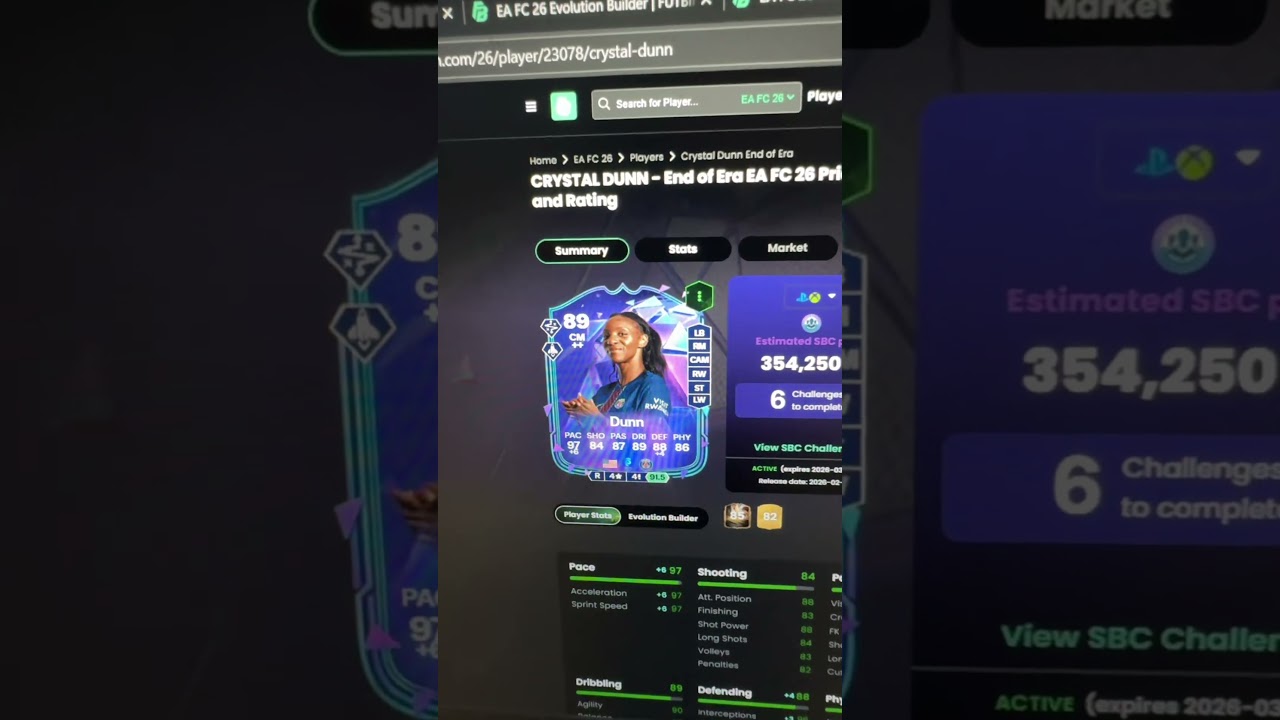 Just Shoot EVO & Crystal Dunn SBC ✅ 