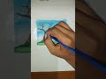 Easy scenery art . how to art a scenery🌉🌉
