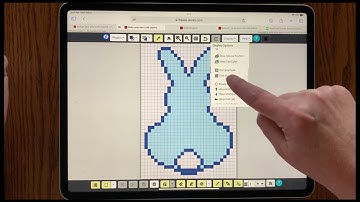 Make Your Own Color Chart for Corner-to-corner (C2C) Crochet with Grid Designer on IPad