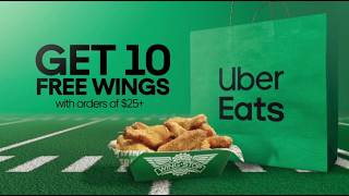 Uber Eats Get 10 Free Wings Commercial