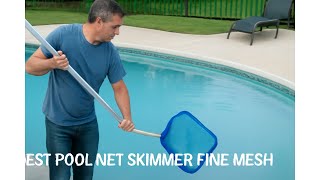 🏊‍♂️ TidyMister 17.5'' Ultra Fine Mesh Pool Skimmer Net Rake | Best Pool Net Skimmer Fine Mesh 🦟