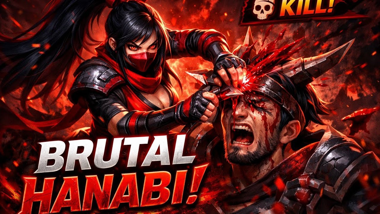 Unstoppable 🔥🔥🔥@hanabi in a rank match!!!