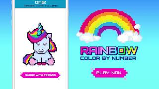 RAINBOW Color by Number | Game Trailer | TabTale screenshot 3