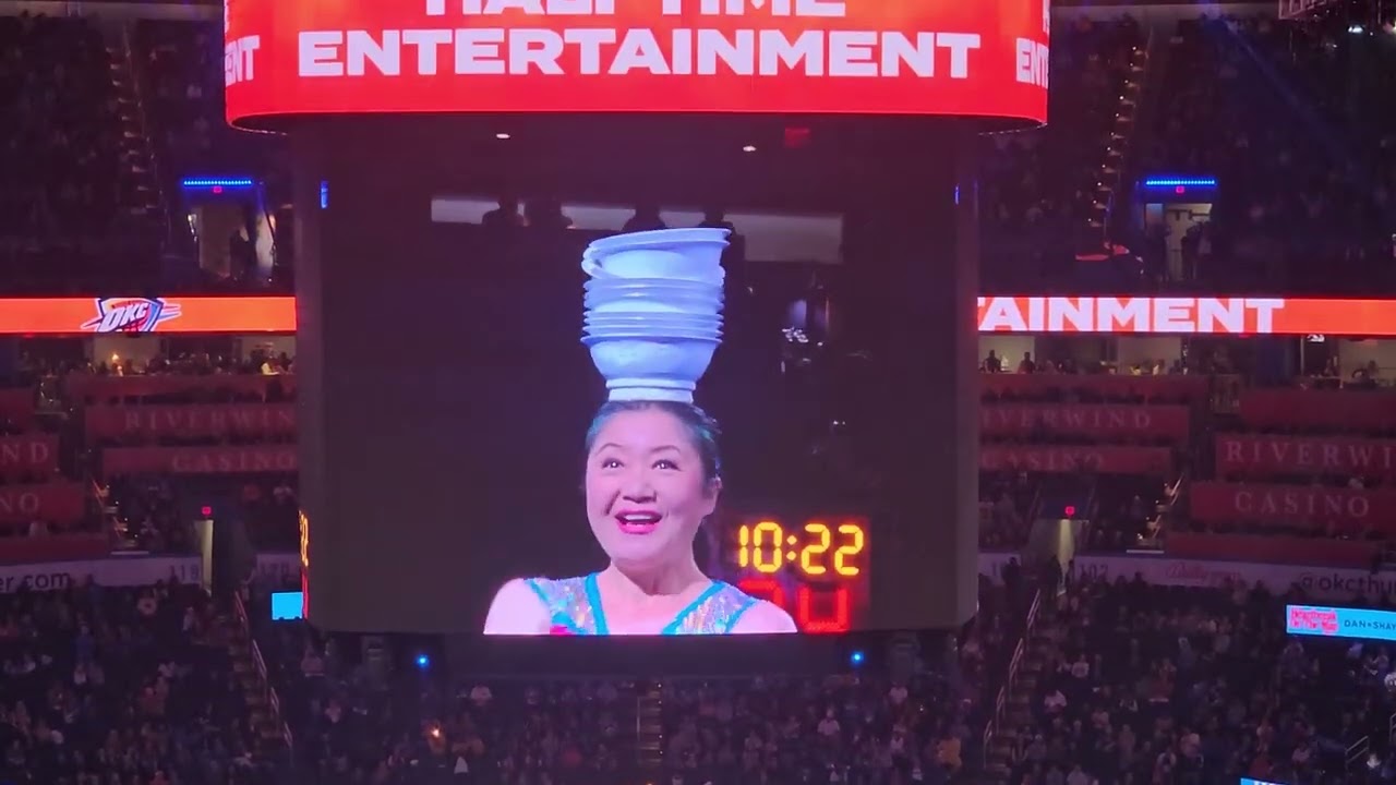 Red Panda OKC Thunder Halftime Show Nov. 3rd, 2023