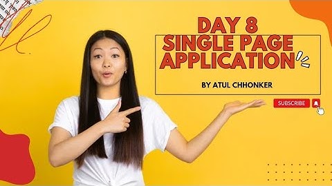Day 8 Single Page Application | 30 day challenge | Using Html,Css, Javascript | Atul Chhonker | #js