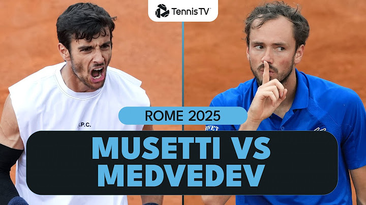Lorenzo Musetti vs Daniil Medvedev Highlights ☔️ | Rome 2025