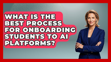 What Is The Best Process For Onboarding Students To AI Platforms? - Safe AI for The Classroom