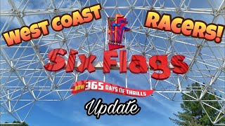 West Coast Racers Update & More! | Six Flags Magic Mountain (2019)