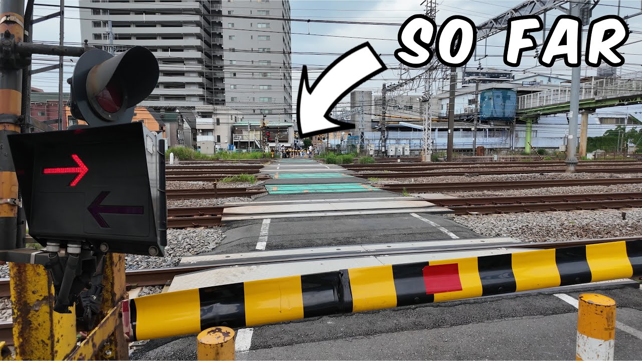 I visited Japan's LONGEST rail crossing