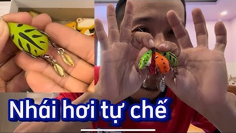 câu cá lóc | nhái hơi câu cá lóc tự làm | rong chơi miền tây #fishing #lurecaloc #sonrau