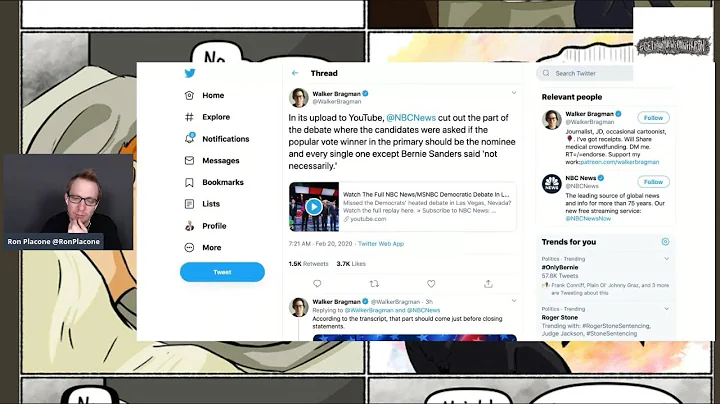 NBC Deliberately Omits Debate Question Where Only Bernie Supported Democracy