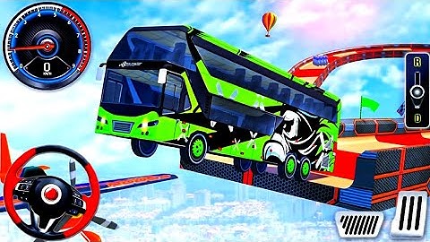 Mega Ramp Bus Racing Simulator - Impossible Bus Stunt Driving 3D
